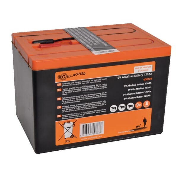 Bateria 9V 120Ah Gallagher 008704GAL | Exvi