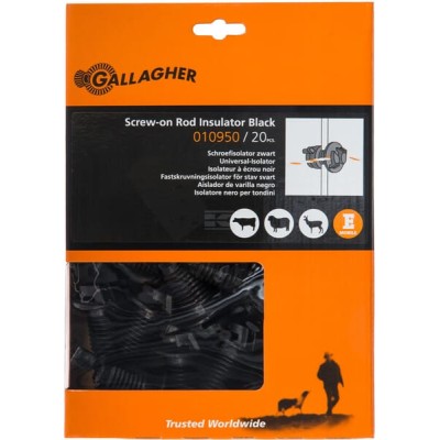 Izolator uni.ø4-10mm czar.(20) 010950GAL | Exvi