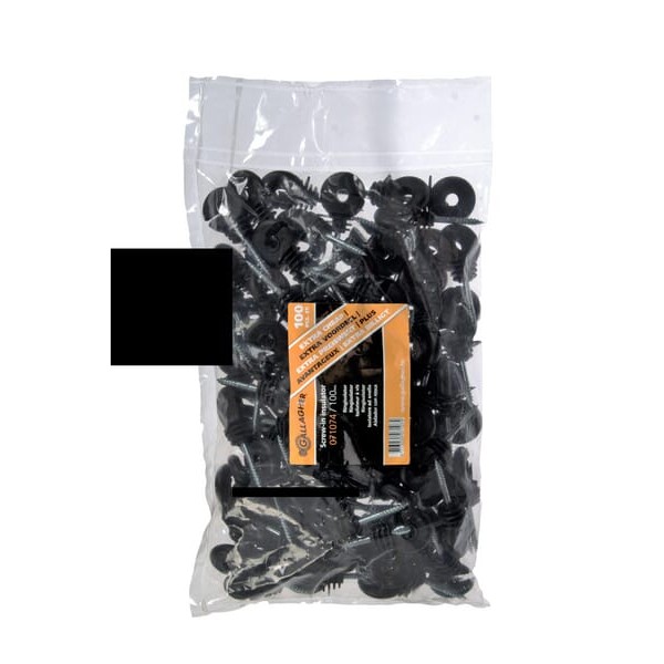 Izolator pierścieniowy czarny 100 szt. 071074GAL | Exvi