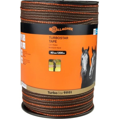 Taśma TurboStar 40 mm terra 200 m 10615GAL | Exvi