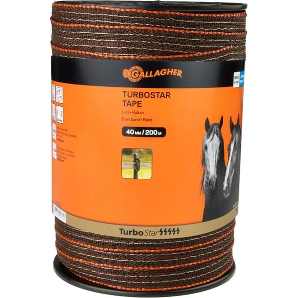 Taśma TurboStar 40 mm terra 200 m 10615GAL | Exvi