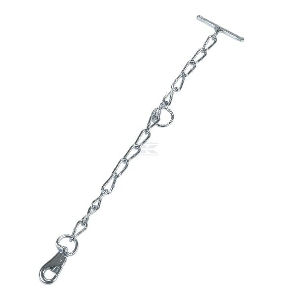Łańcuch pojedynczy z karabińczykiem, 66cm 805052KR | Exvi