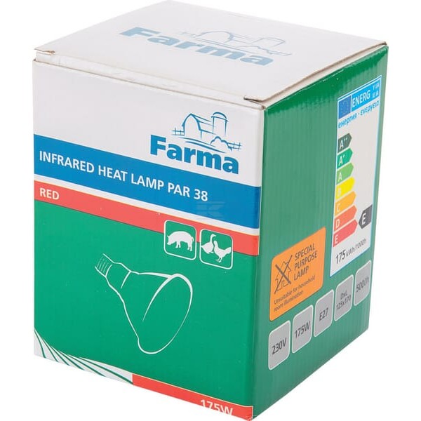 Promiennik PAR 175W czerwony Farma 802008FA | Exvi