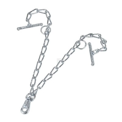 Łańcuch podwójny z karabińczykiem, 70cm 805051KR | Exvi