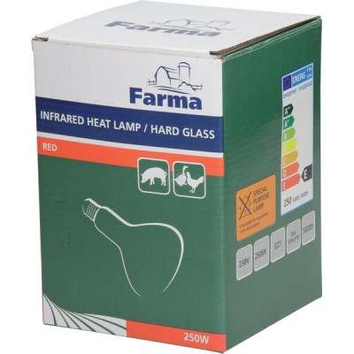 Promiennik HardGlass 150W czerwony 802003FA | Exvi