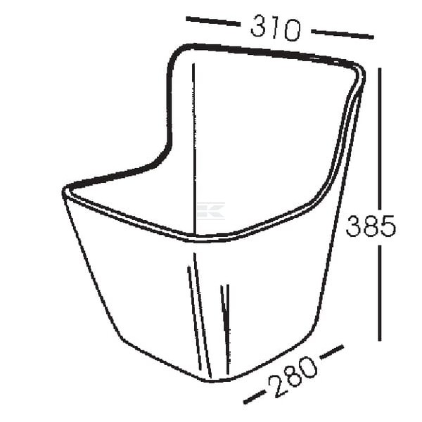 Karmidło dla koni i bydła, 11,5 l 1620100204 | Exvi
