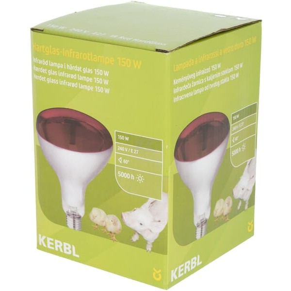 Promiennik podczerwieni 150W czerwony 22244KER | Exvi