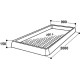 Wanna do dezynfekcji racic 2000x900x150 mm SU1600160 | Exvi