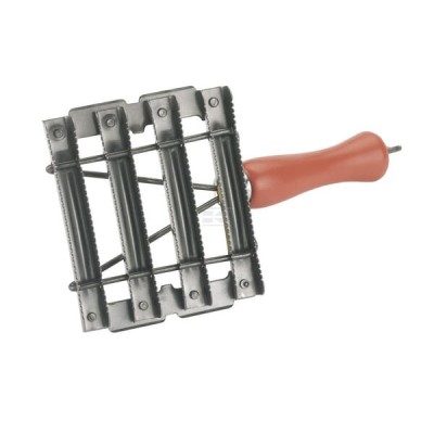 Zgrzebło metalowe 11x12.5 cm 1810KER | Exvi