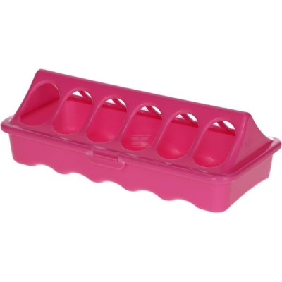 Karmidło dla drobiu 20x9 cm różowe 71334KER | Exvi