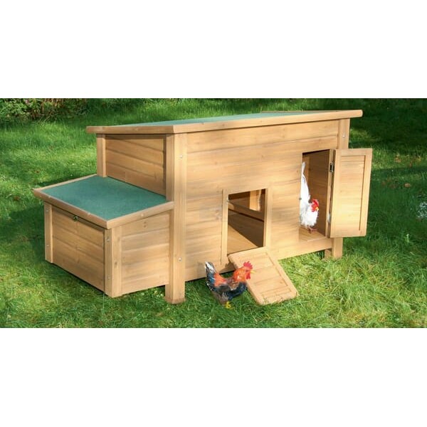Kurnik dla kur 146x74x80 cm 82827KER | Exvi