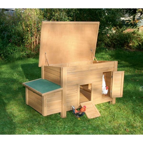 Kurnik dla kur 146x74x80 cm 82827KER | Exvi