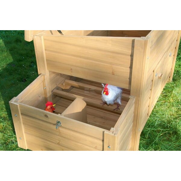 Kurnik dla kur 146x74x80 cm 82827KER | Exvi