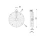 Mieszacz powietrza Multifan, Ø 130 cm 1616032023 | Exvi