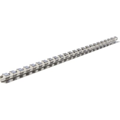 Wieszak do kurtyn PCV 100 cm, stal PVCHS1RVS | Exvi
