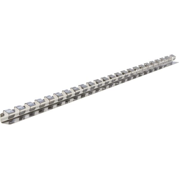 Wieszak do kurtyn PCV 100 cm, stal PVCHS1RVS | Exvi