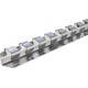 Wieszak do kurtyn PCV 100 cm, stal PVCHS1RVS | Exvi