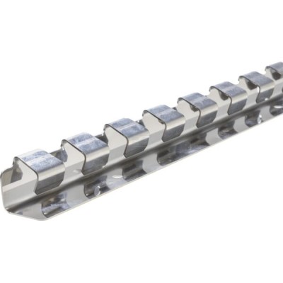 Wieszak do kurtyn PCV 100 cm, stal PVCHS1RVS | Exvi