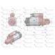 Rozrusznik R11A 300854ER. 46657000 12V 3 kW 300854EX | Exvi