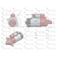 Rozrusznik R11H 300864ER. 3027466M1 12V 3 300864EX | Exvi