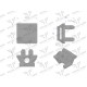 Izolator zatrzaskowy fi 10 do taśmy RF-10190212 | Exvi