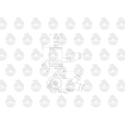 Pompa wody MF4 6014 ORYGINAŁ URSUS 41/31-322/7 | Exvi