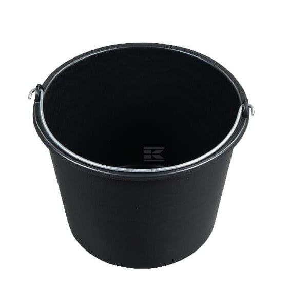 Wiadro, czarne, 12 l TZ4751S | Exvi