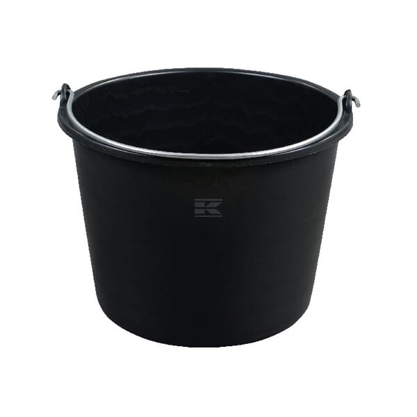 Wiadro, czarne, 20 l TZ4731 | Exvi