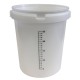 Wiadro natural ze skalą 30l KUI003001101 | Exvi