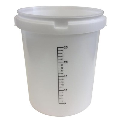 Wiadro natural ze skalą 30l KUI003001101 | Exvi