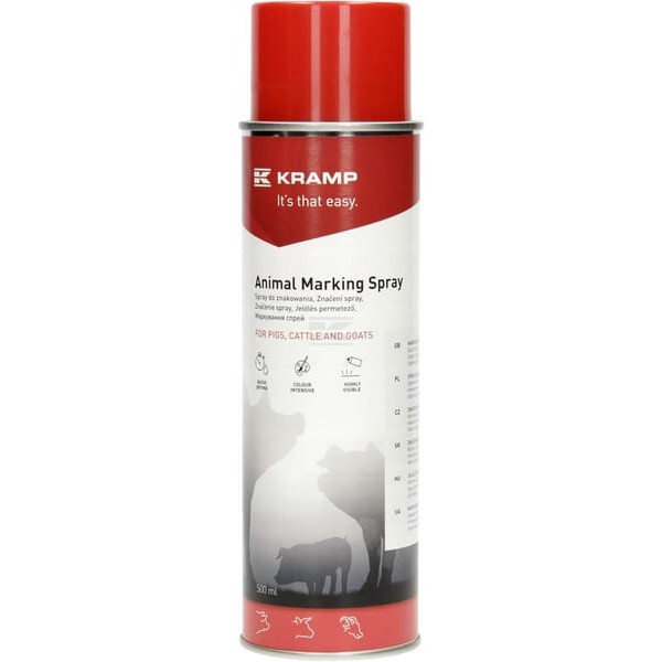 Spray do znakowania zwierząt, czerwony 500 303013KR | Exvi