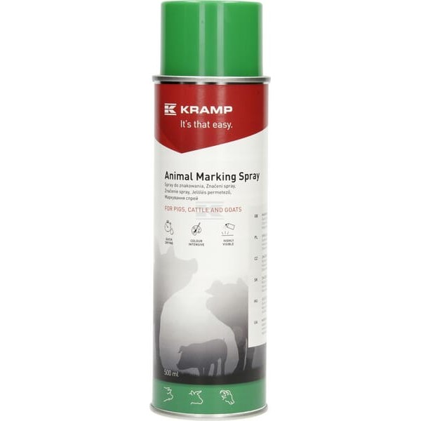 Spray do znakowania zwierząt Kramp, zielony 303003KR | Exvi