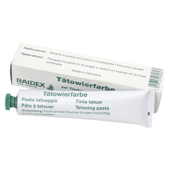 Tusz pasta do tatuownic, zielony, 60 g 1592362060 | Exvi