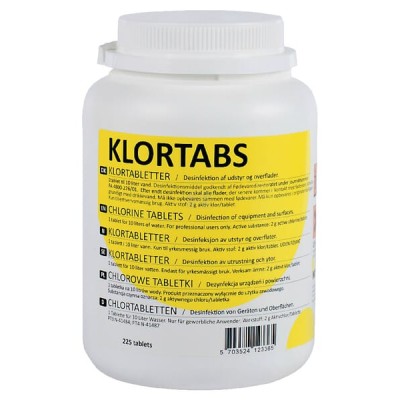 Tabletki chlorowe, 225 szt. 1580087225 | Exvi