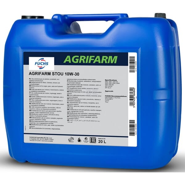 Olej Agrifarm Stou 10W30 MC, 20 l 1074530720 | Exvi
