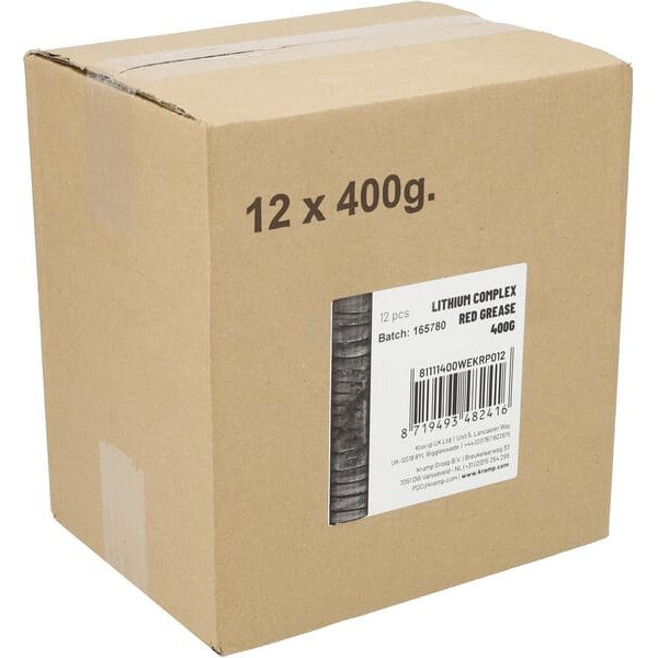 Smar litowy Complex 400 g czerwony 81111400WEKRP012 | Exvi