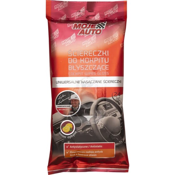 Ściereczki do kokpitu połysk Moje Auto 1025051014 | Exvi