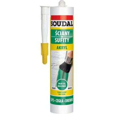 Uszczelniacz akrylowy, biały 280 ml 137657SOU | Exvi