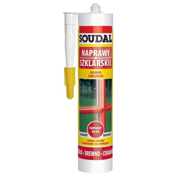 Silikon szklarski, biały 280 ml 137667SOU | Exvi