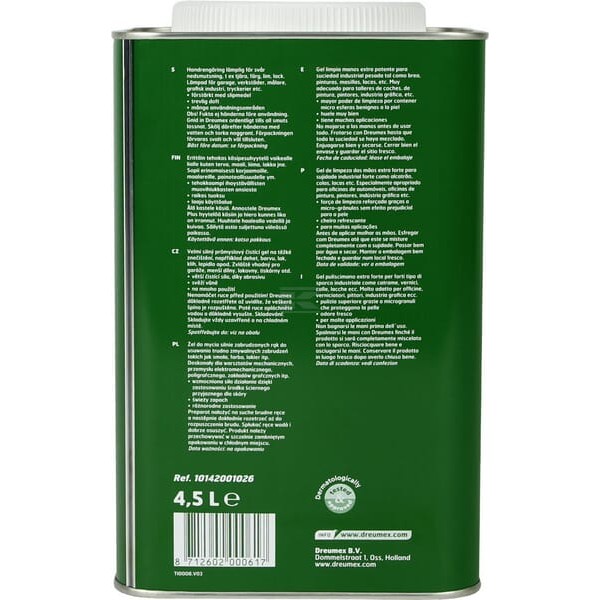 Środek do mycia rąk Plus 4.5 l żółty 10142001026 | Exvi