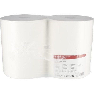 Ręcznik papierowy, biały w rolce, 36 cm x CP11104KR | Exvi