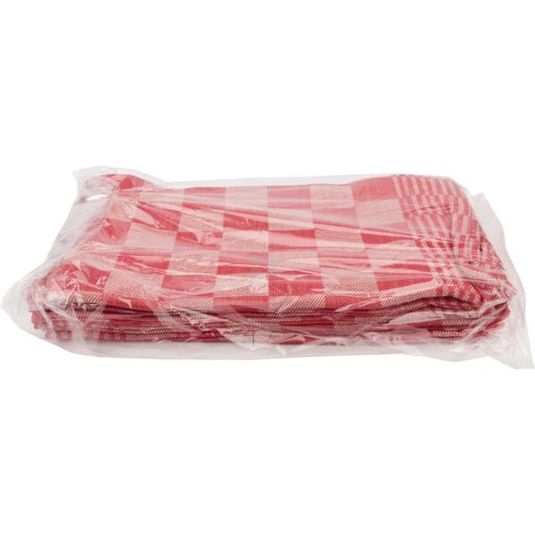 Ścierka do naczyń 60x65, czerwona, 6pcs 2020036 | Exvi