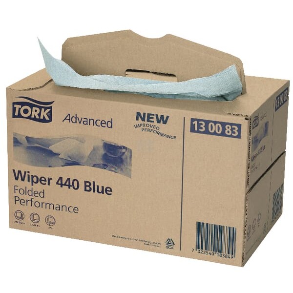 Papier do czyszczenia Tork 440 niebieski PM130083 | Exvi