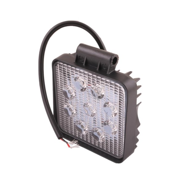 Lampa robocza kwadratowa 27W 9 LED GLANZ L0077G | Exvi