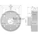 Wieniec wewnętrzny przedniej zwolnicy RM-04415068 | Exvi