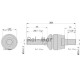 Przegub lewy/prawy 210 mmxM22x1,5 RM-F385300100020 | Exvi