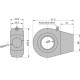 Ucho siłownika łożysko GE-30 KT2*50 (UE2. 5058996286 | Exvi