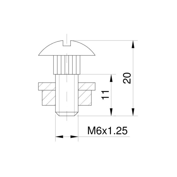 Śruba nożyka 626407 Claas ( sprzedawane RM-626407 | Exvi