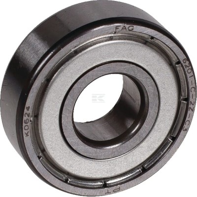 Łożysko kulkowe zwykłe 12x32x10 mm INA/FAG 6201ZZC3 | Exvi