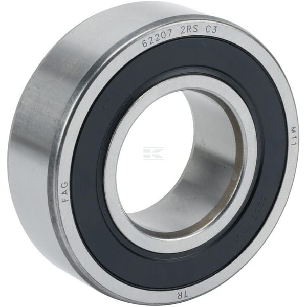 Łożysko kulkowe zwykłe 35x72x23 mm 62207A2RSRC3 | Exvi